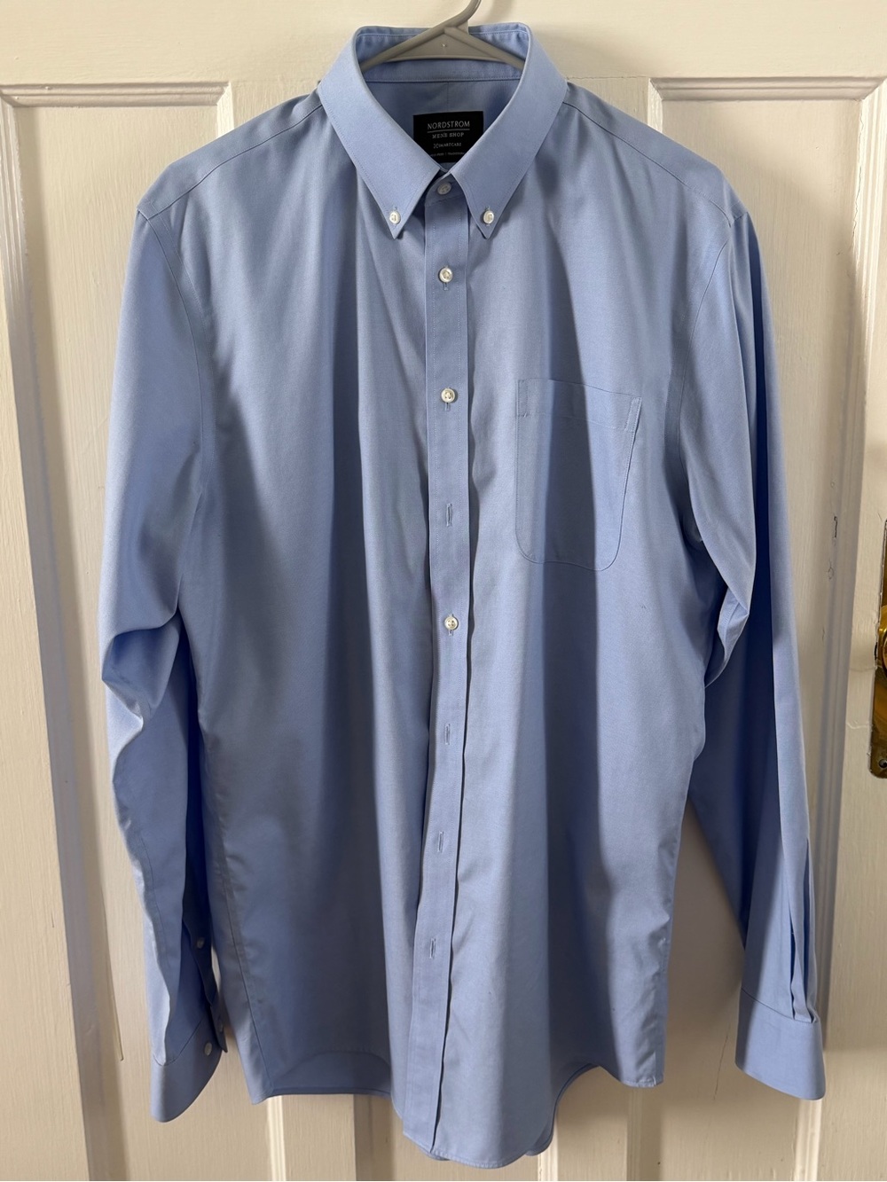 Nordstrom Men's Sky Blue Button-Down Dress Shirt